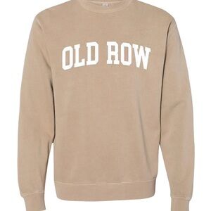 Old Row Tan Crewneck Sweater